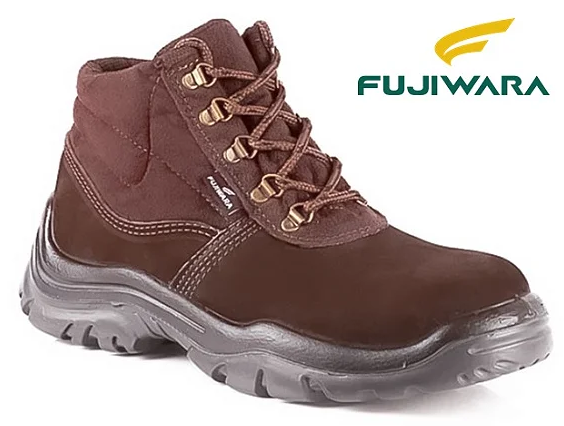 4090FHBN4400LG Botina Marron Amarrar C/BP PU Bid Fujiwara