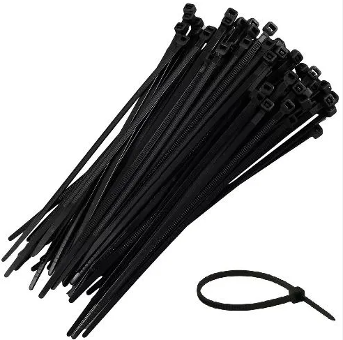 Abracadeira Nylon 280X4,8 MM Preta Carbografite
