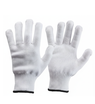 Luva Helanca Borda Preta Luvertex