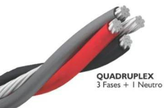 Cabo Copperal Quadruplex 4X16MM NU Xlpe PT/CZ/VM Brascopper