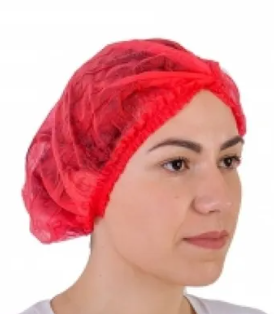 Touca Sanf Pct C 100 Unid Vermelha Imp