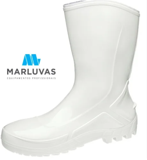 Bota Pvc Vulcaflex Branca Marluvas