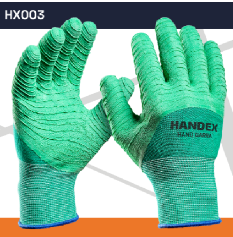 Luva Handex Hand Garra Verde Handex