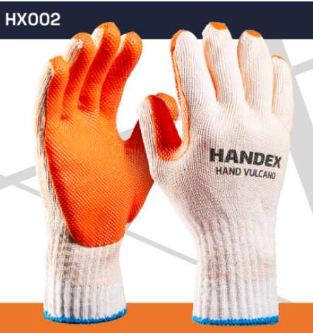 Luva Handex Hand Vulcano Laranja Handex
