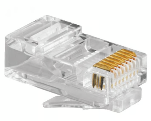 Plug Conector Rj45 8X8 Simples