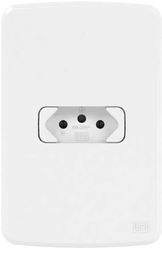 Conjunto Tomada 20A Branco 2PT Linha Compose Weg