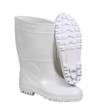 Bota DE Pvc Agro Branca Cano Medio Membrana Fina Innpro