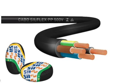 Cabo 4X2,50MM 500V Preto Metros Sil