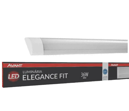 Luminaria Slim 100CM Led 36W 6500K Avant