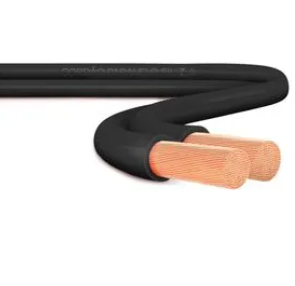 Cordao Flex Paralelo 300 V 2X0,75MM Preto Rolo C/100M Sil