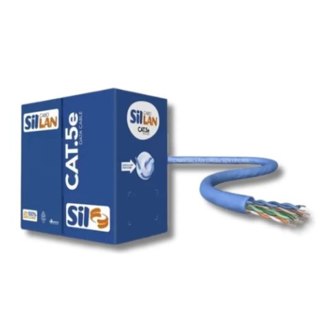 Cabo DE Rede Sil Lan Cat 5E U/Utp Cmx 5E Azul