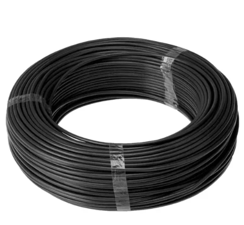 Cabo Flexsivel 750V 4,00MM Preto Rolo C/ 100M Voltflex