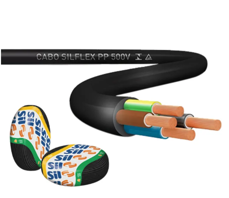 Cabo Silflex 500 V 4X1,50 Preto Sil