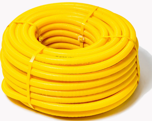 Eletroduto Conduite Corrugado Amarelo 3/4 25 MM Metro Ekflex