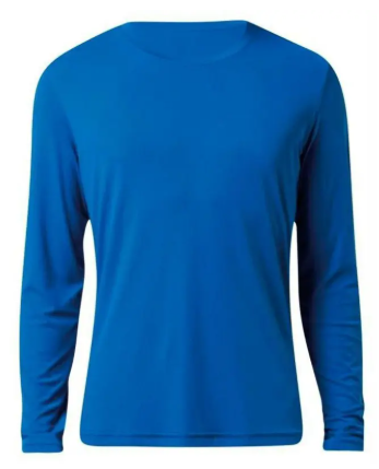 Camisa DE Helanca Light Reversivel C/ Punho Azul Nexus