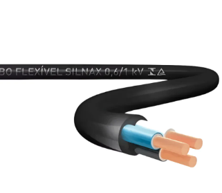 Cabo 3X4,00MM Preto 0,6/1 KV Hepr 90C Sil