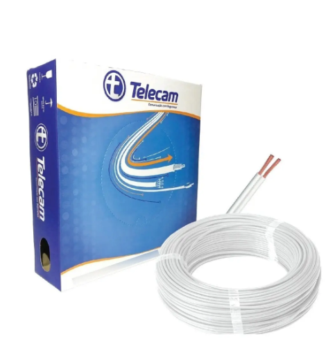 Cordao Paralelo 2X0,5 MM Branco Telecam