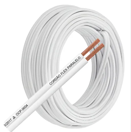 Cordao Paralelo 2X4,00 Branco Sil