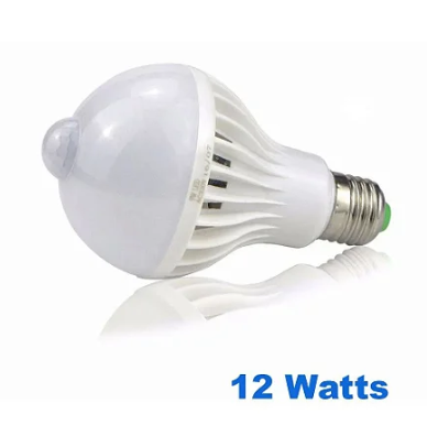 Lampada Led Bulbo Com Sensor 12W Biv 6500K Importado