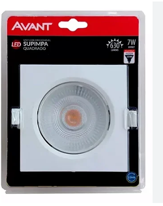 Spot Led 7W Quadrado 3000K Avant