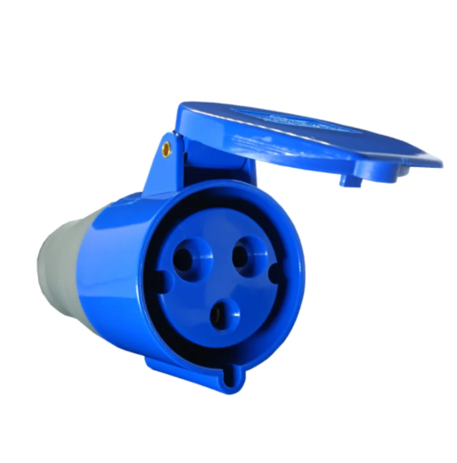 Acoplamento Industrial (Femea) 220V 16A 2PT 6H AZ Soprano