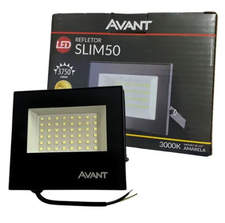 Refletor Led 50W 3000K Avant