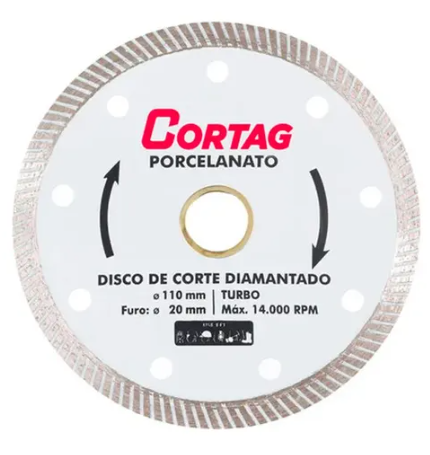 Disco Diam 110MM Fino Porc Cortag