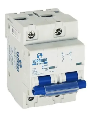 Disjuntor Din 2P 100A Soprano