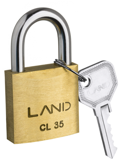 Land Cadeado Latao 35 MM Comum