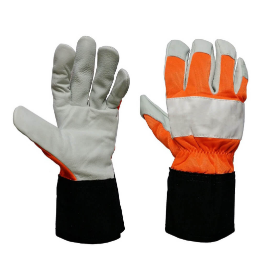 Luva Motosserista 5 Dedos Vaqueta/Nylon Klm