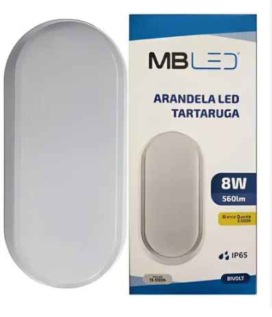Tartaruga 8W 3000K Mbled