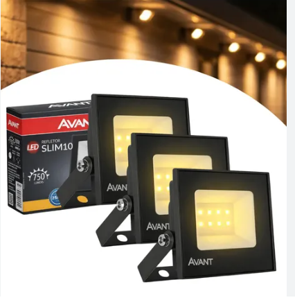 Refletor Led 10W 3000K Avant