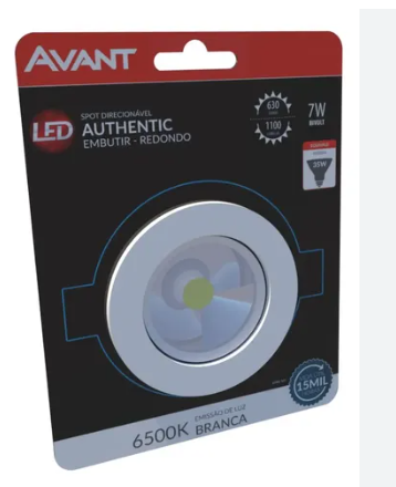 Spot Led 7W Redondo 6500K Avant