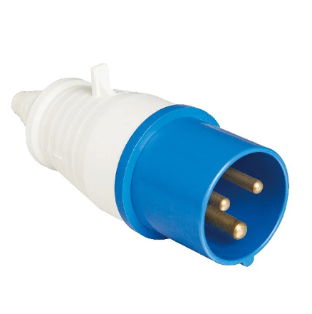 Plugue Indust Weg 2PT 16A 220/240V 6H AZ (N 3076) Piwd 16P3H6E57 14684405