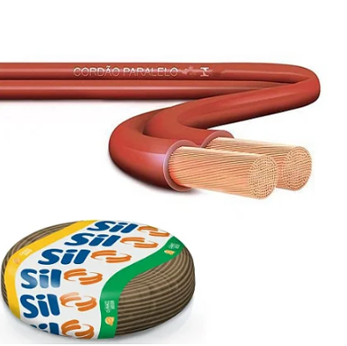 Cordao Flex Paralelo Sil 300 V 2X1,50 Marrom