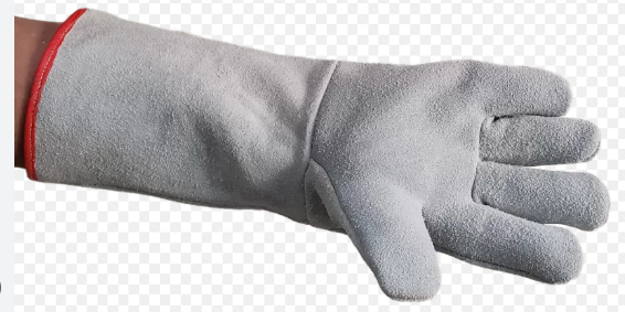 Luva Termica EM Raspa Punho 20CM Mao Direita Quality Couros
