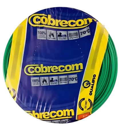 Cabo Flex 0,75 MM Verde Cobrecom