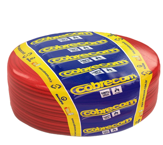 Cabo Flex 0,75 MM Vermelho Cobrecom
