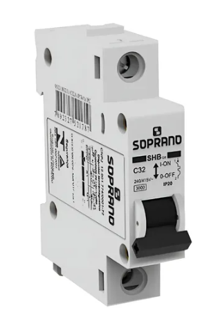 Disjuntor Din Mono 1P 40A Soprano
