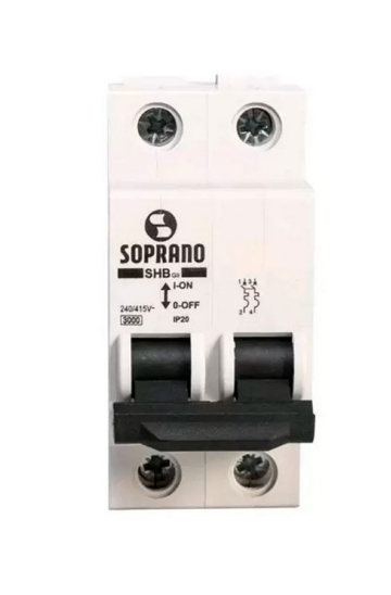 Disjuntor Din 2P 40A Soprano