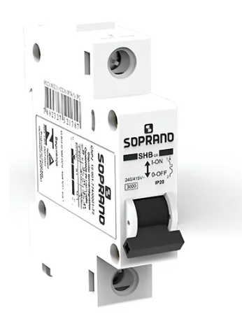 Disjuntor Din Mono 1P 32A Soprano