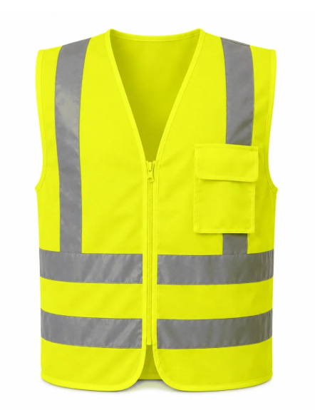Colete Refletivo Amarelo C/ 1 Bolso Classe 2 Volk