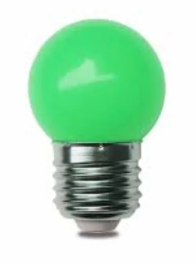 Lampada DE Led 1W Bolinha 127V VD E27 Ctb