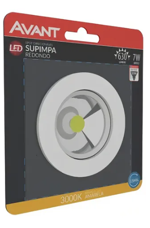 Spot Led 7W Redondo 3000K Avant