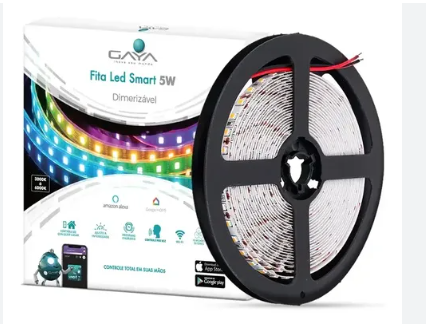 Fita DE Led 2M Rgb Smart 5W 12V DC Widi Ip20 Gaya
