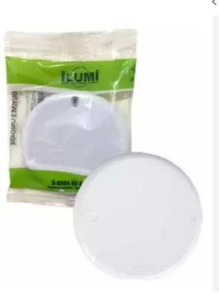 Placa Cega Redonda 4 BR Stylus Ilumi