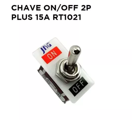 Chave ON/Off 2P Plus 15A Rt1021 Jng