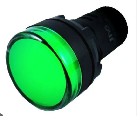 Sinaleiro Led 22MM Ad1622dg Verde 12V Jng