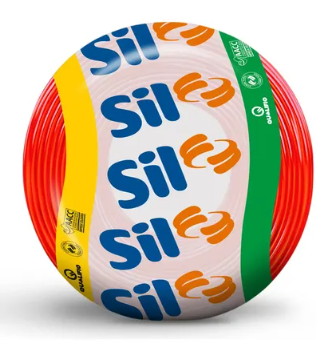 Cabo Flexsil 750 V 0,75 Vermelho