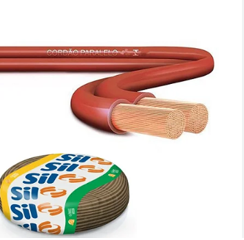 Cordao Flex Paralelo 300V 2X0,75MM Marron Sil